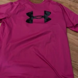 This is a youth large (14) in under armor pink